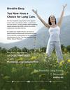 CHI Memorial Buzz Standefer Lung Center Magazine Ad